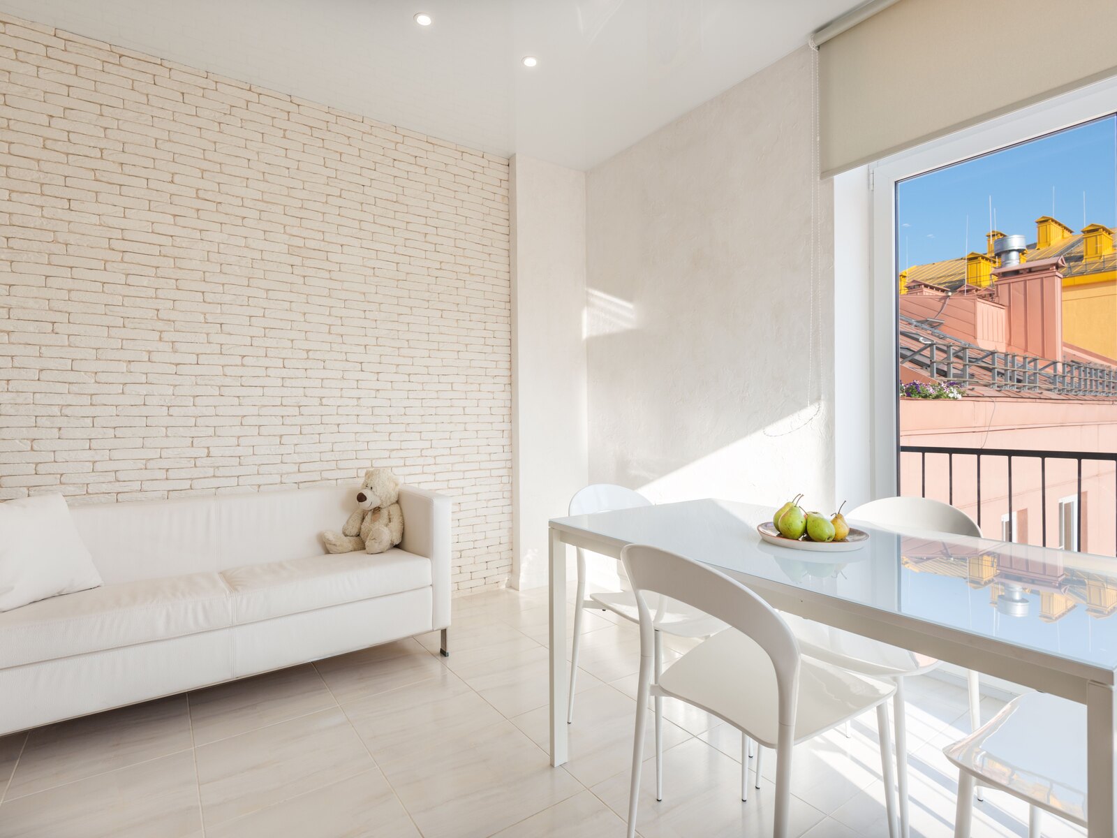 Bright living room in a Costa del Sol apartment